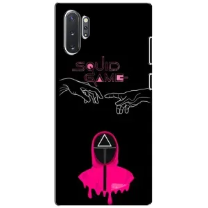 Чехол Гра в кальмара для Samsung Galaxy Note 10 Plus (Минимализм Игра кальмара)