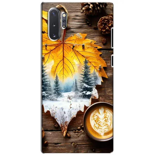 Чехол с принтом «Осенне-зимний кофе» для Samsung Galaxy Note 10 Plus Чехол с принтом «Осенне-зимний кофе» для Samsung Galaxy Note 10 Plus