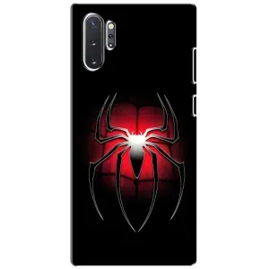 Чехол с человеком пауком для Samsung Galaxy Note 10 Plus - (AlphaPrint) (Паук марвел)
