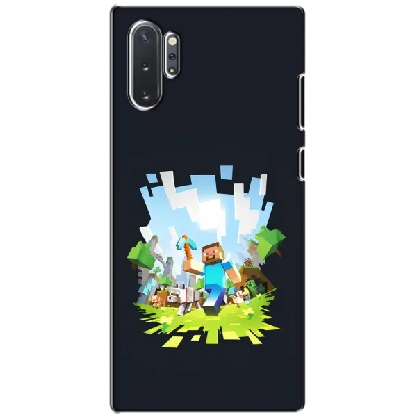 Чехол с принтом «персонажи Minecraft» для Samsung Galaxy Note 10 Plus