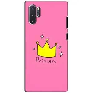 Чехол с картинкой (Стильные) для Самсунг Галакси Ноут 10 Плюс - (AlphaPrint) (Princess)