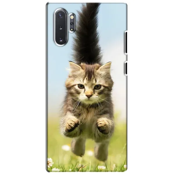 Чехол с принтом «Прыжок кота» для Samsung Galaxy Note 10 Plus Чехол с принтом «Прыжок кота» для Samsung Galaxy Note 10 Plus