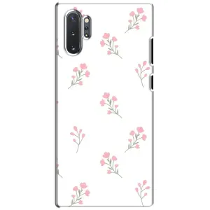 Чохол з розовим принтом для Samsung Galaxy Note 10 Plus (Рожеві квіти)