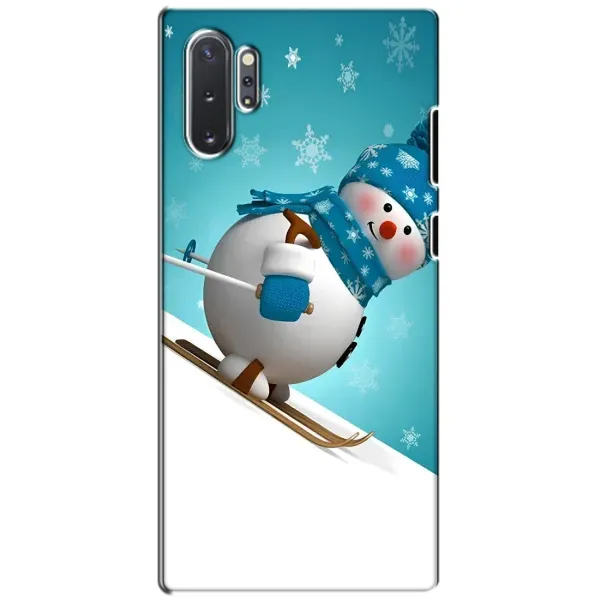 Чехол с принтом «Снеговик на лыжах» для Samsung Galaxy Note 10 Plus