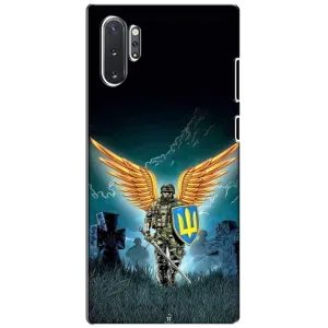 Чехлы с картинкой ЗСУ для Samsung Galaxy Note 10 Plus (AlphaPrint) (Солдат ЗСУ)
