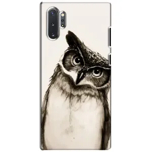 Чехол с птицами на Samsung Galaxy Note 10 Plus (VPrint) (Сова)