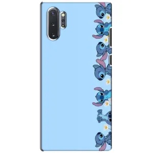 Чехол с принтом Стич на Samsung Galaxy Note 10 Plus (Стич фон)