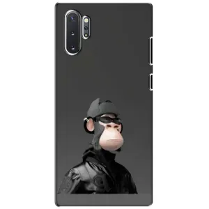 Чехлы с Обезьянами NFT для Samsung Galaxy Note 10 Plus (AlphaPrint) (стильная обезьяна NFT)