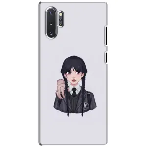 Чехлы Венсдей на Samsung Galaxy Note 10 Plus Уэнсдей (AlphaPrint) (Уэнздей и Вещь)