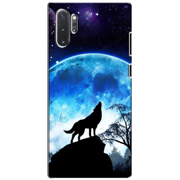 Чехол с принтом «Волк на луну» для Samsung Galaxy Note 10 Plus Чехол с принтом «Волк на луну» для Samsung Galaxy Note 10 Plus
