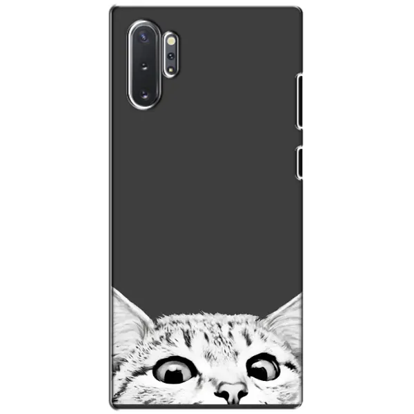 Чохол з принтом «Виглядає котик» для Samsung Galaxy Note 10 Plus