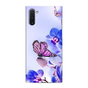 Чохли з квітами для Samsung Galaxy Note 10 (VPrint) (Метелик на квітах)