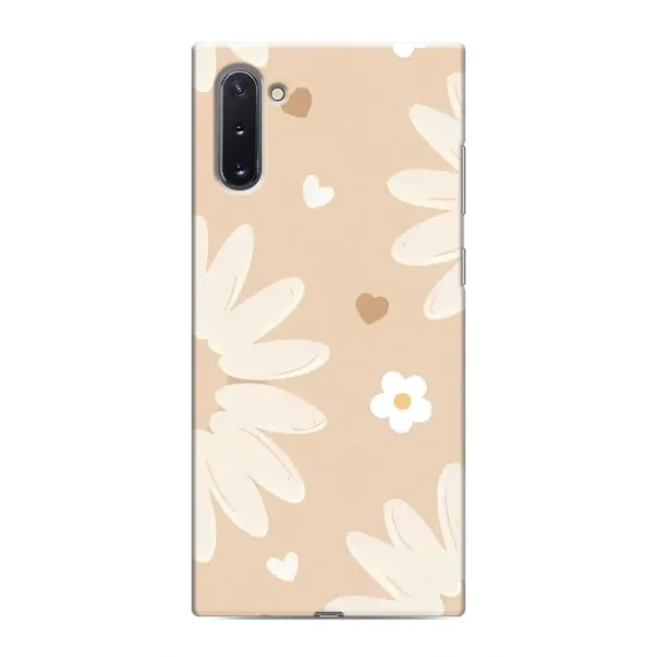Чохол з принтом «Бежеві квіти» для Samsung Galaxy Note 10 Чохол з принтом «Бежеві квіти» для Samsung Galaxy Note 10