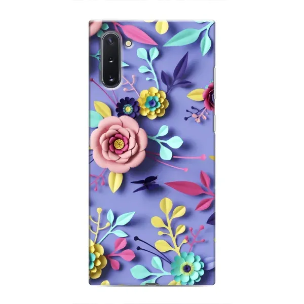 Чехол с принтом «Цветочный дизайн» для Samsung Galaxy Note 10