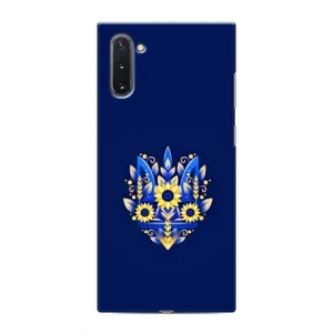 Чохли для Samsung Galaxy Note 10 Укр. Символіка (AlphaPrint) (Квітковий Герб)