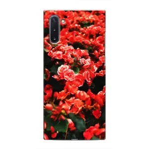 Чохли з квітами для Samsung Galaxy Note 10 (VPrint) (Квіти червоні)