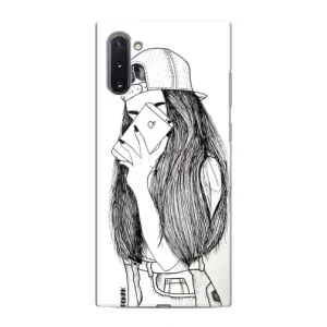 Чохол з друком для Samsung Galaxy Note 10 - (Мода) (AlphaPrint) (Фото дівчини)