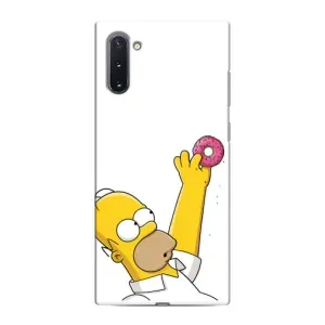 Чjхол з Сімпсонами для Samsung Galaxy Note 10 (VPrint) (Гомер з пончиком)