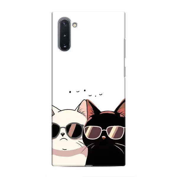 Чехол с принтом «Коты в очках» для Samsung Galaxy Note 10 Чехол с принтом «Коты в очках» для Samsung Galaxy Note 10