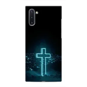 Християнські Чохли для Samsung Galaxy Note 10 (AlphaPrint) (Хрест і місто)
