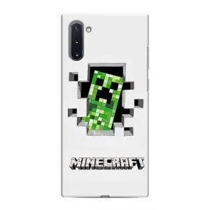 Чохол Майнкрафт на Samsung Galaxy Note 10 (AlphaPrint) Minecraft (кріпер Майнкрафт)