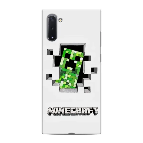 Чехол с принтом «крипер Майнкрафт» для Samsung Galaxy Note 10