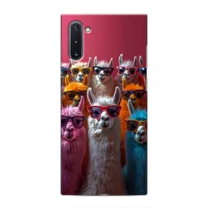 Чехол с принтом «Ламы в очках» для Samsung Galaxy Note 10