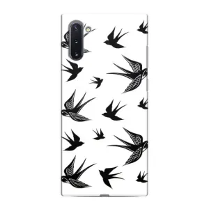 Чохол з пташками на Samsung Galaxy Note 10 (VPrint) (Ластівки)