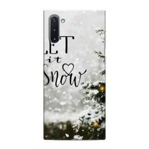 Новорічні, Святкові Чохли для Samsung Galaxy Note 10 - 2024 год (Let it snow)