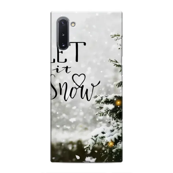 Чехол с принтом «Let it snow» для Samsung Galaxy Note 10