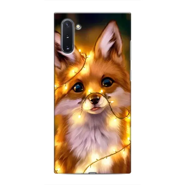 Чохол з принтом «Лисичка в гірляндах» для Samsung Galaxy Note 10