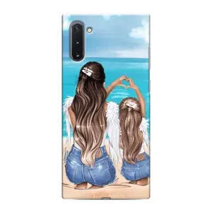 Чохол з друком для Samsung Galaxy Note 10 - (Мама з дитинкою) (AlphaPrint) (Мама з донькою)