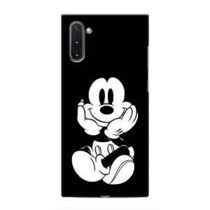 Міккі Маус чохол для Samsung Galaxy Note 10 (AlphaPrint - Мультяшні) (Маус на чорному)