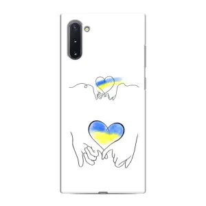 Чохол для Патріота України Samsung Galaxy Note 10 - (AlphaPrint) (Мир Україні)