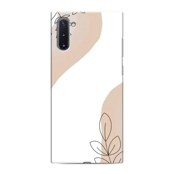 Чохол з принтом «Нюдова гілочка абстракція» для Samsung Galaxy Note 10