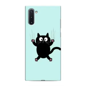 Чохол з принтом для Samsung Galaxy Note 10 (AlphaPrint) Модні коти (Падаючий кіт)
