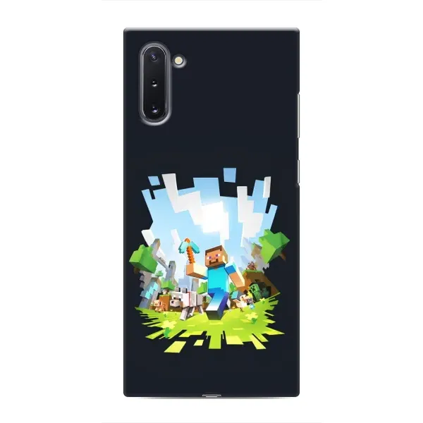 Чехол с принтом «персонажи Minecraft» для Samsung Galaxy Note 10