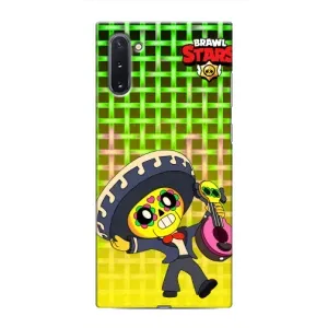 Чехлы Brawl Stars для Samsung Galaxy Note 10 (AlphaPrint) (Поко в самбреро)