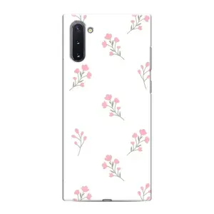 Чохол з розовим принтом для Samsung Galaxy Note 10 (Рожеві квіти)