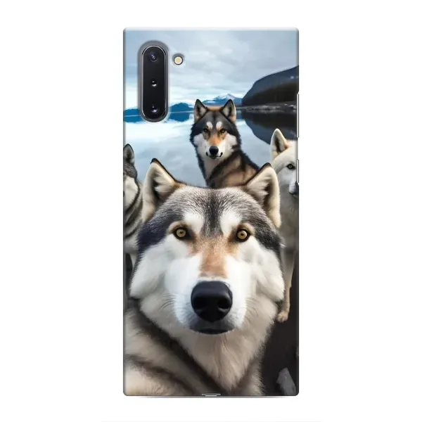 Чехол с принтом «Селфи ХАски» для Samsung Galaxy Note 10
