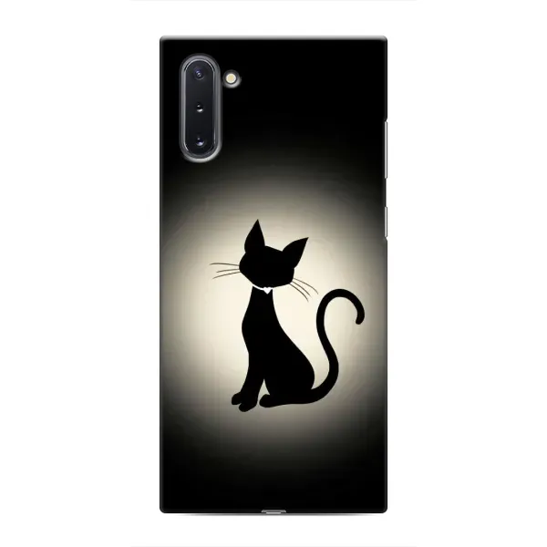 Чехол с принтом «Силуэт котика» для Samsung Galaxy Note 10 Чехол с принтом «Силуэт котика» для Samsung Galaxy Note 10