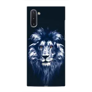 Чохол з картинкою ЛЕВ для Samsung Galaxy Note 10 (VPrint) (Синій Лев)