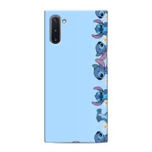 Чохол з принтом Стіч на Samsung Galaxy Note 10 (Стіч фон)