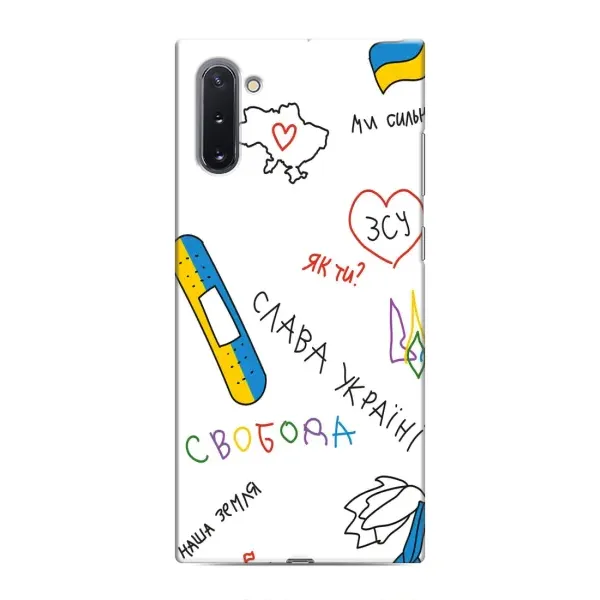 Чохол з принтом «Стикер» для Samsung Galaxy Note 10