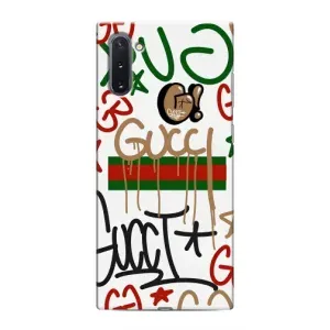 Бренднові Чохли для Samsung Galaxy Note 10 - (PREMIUMPrint) (Стиль GUUCI)
