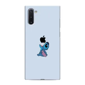 Чохол з принтом Стіч на Samsung Galaxy Note 10 (Stitch apple)