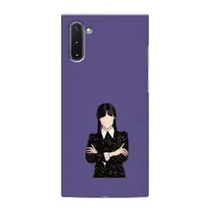 Чохли Венсдей на Samsung Galaxy Note 10 Уенсдей (AlphaPrint) (Венздей у чорному)
