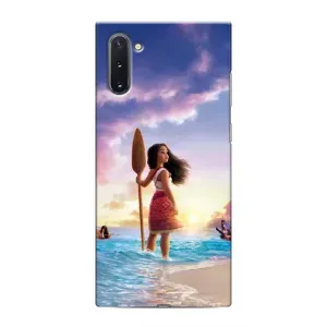 Чохол з мультфільмом Ваяна Samsung Galaxy Note 10 (Моана з веслом)