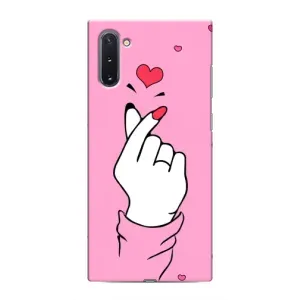 Чохол з принтом для Samsung Galaxy Note 10 (AlphaPrint - Знак сердечка) (Знак Love)