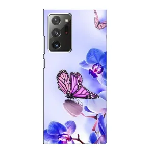 Чохли з квітами для Samsung Galaxy Note 20 Ultra (VPrint) (Метелик на квітах)